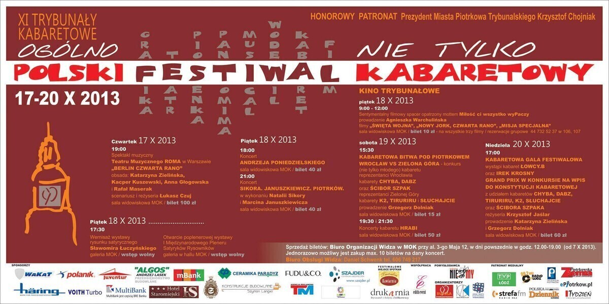 Zdjęcie 2: XI Trybunały Kabaretowe w Piotrkowie
