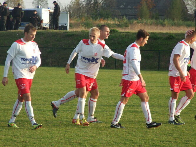 Pięć bramek ŁKS w Mierzynie