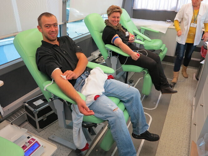 Samorządowcy oddali krew