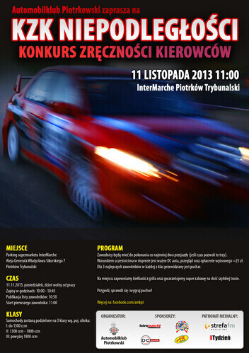 Automobilklub zaprasza na KZK Niepodległości