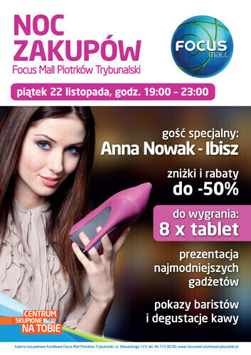 Już dziś Noc Zakupów w Focus MALL