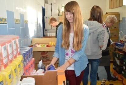 Uczniowie zebrali aż tonę żywności