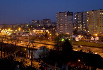 Zdjęcie 1: Zamiast świątecznych iluminacji woleliby uliczne lampy