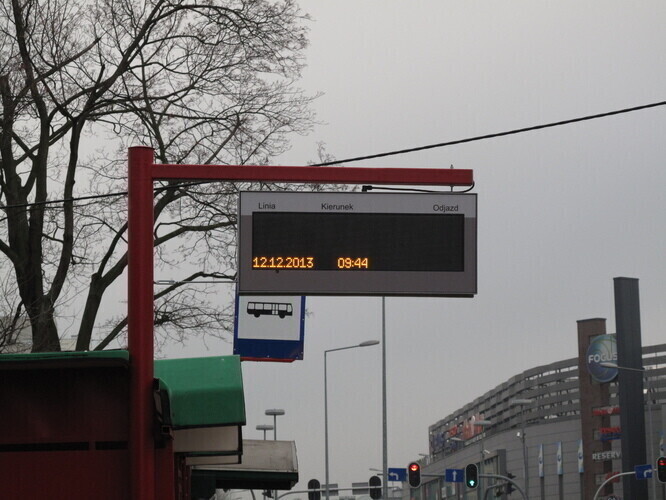 Zdjęcie 1: Testują elektroniczny rozkład jazdy