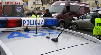 Mitsubishi uderzyło w dostawczego volkswagena