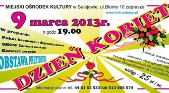 MOK w Sulejowie zaprasza na Dzień Kobiet