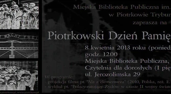 O holokauście w Bibliotece Miejskiej