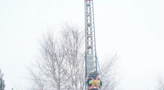 W Rozprzy dokarmiają bociana