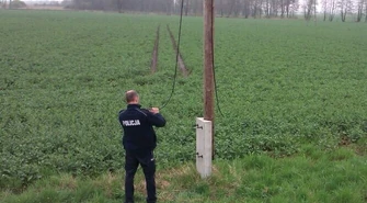 Przed służbą zatrzymali złodzieja kabli