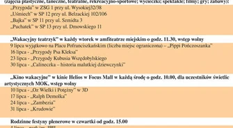 Wakacje 2013 w mieście