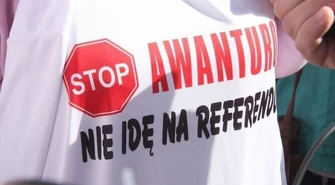 „STOP awanturom!” - agitowali przed Urzędem