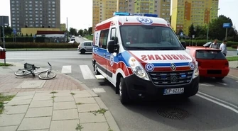 Piotrków: Rowerzysta w szpitalu