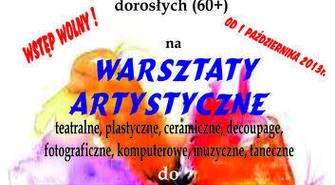 Warsztaty artystyczne dla seniorów