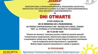Dni Otwarte w Centrum "Szansa"