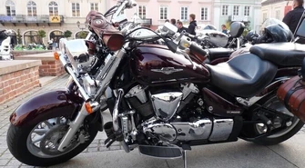 Motocyklowa parada na zakończenie sezonu
