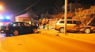 Potrącił pieszego i uderzył w inny samochód