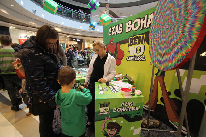 Misja zwiadowcza Ben 10 w Focus Mall