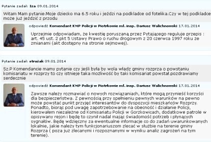 Internauci pytają - komendant odpowiada