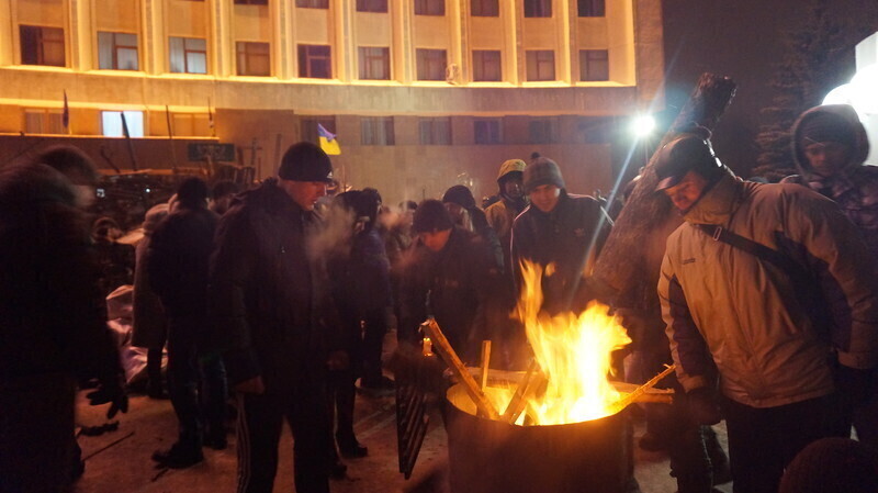 Zdjęcie 2: Barykady w Ivanofrankowsku 