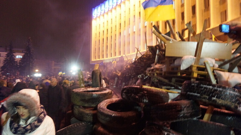 Zdjęcie 5: Barykady w Ivanofrankowsku 