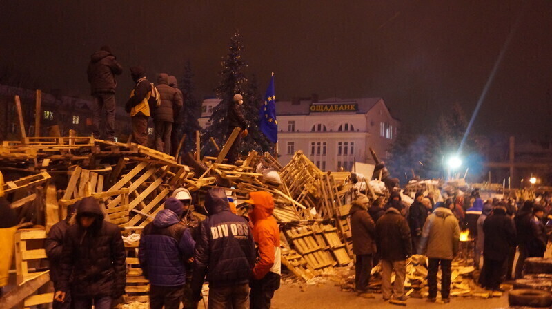 Zdjęcie 7: Barykady w Ivanofrankowsku 