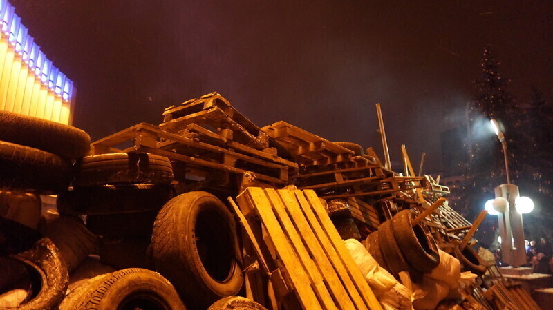 Zdjęcie 9: Barykady w Ivanofrankowsku 