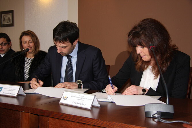 Radomsko Uczniowie z patronatem Indesitu