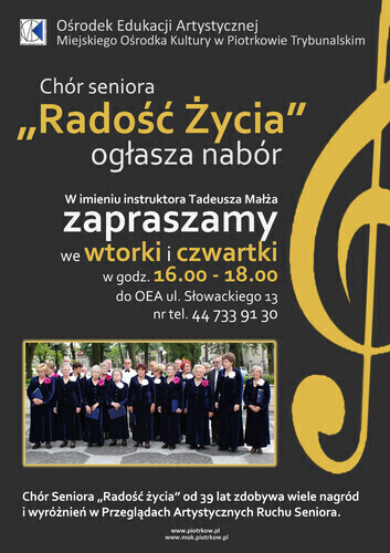 Szukają chętnych do chóru