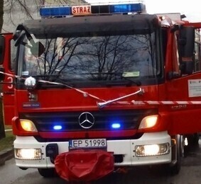 Pożar przy Wojska Polskiego - nikt nie ucierpiał