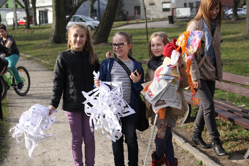 Zdjęcie 2: W Parku Belzackim pożegnali zimę