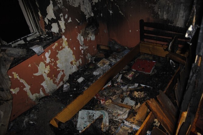 Pijany zasnął z papierosem spowodował pożar