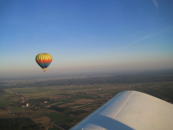 Aerostat nad Piotrkowem