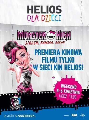 Nowy film Monster High tylko w kinie Helios