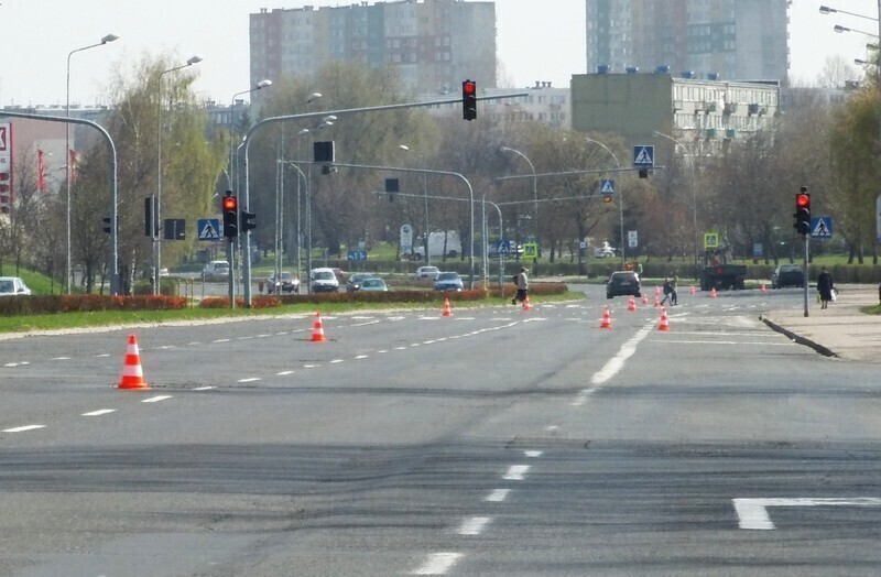 Zdjęcie 3: Slalom na Al. Sikorskiego