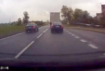 Nagrał pirata drogowego. Co na to policja