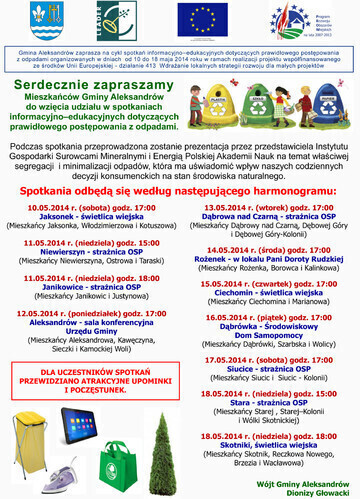 Zdjęcie 1: Pokażą, jak postępować z odpadami