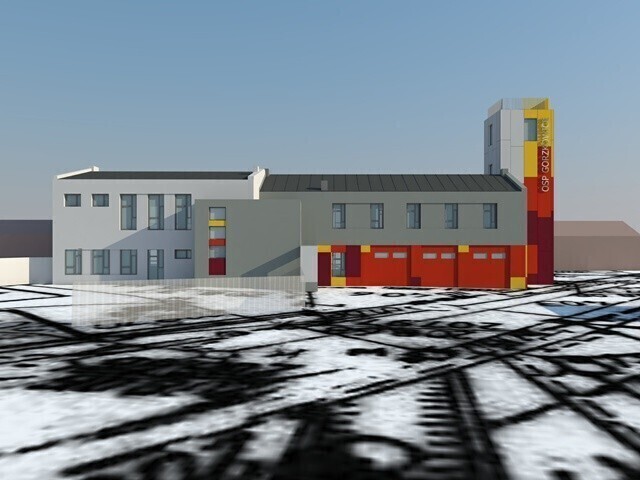 Nowa strażnica w Gorzkowicach