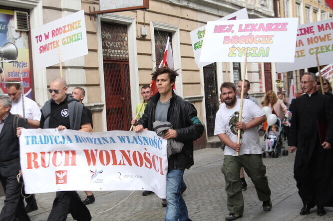 Pomaszerowali dla życia i rodziny