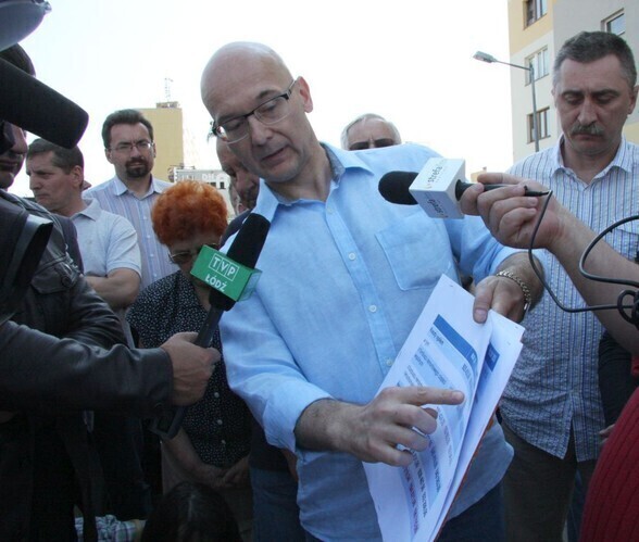 Protestują przeciwko spółdzielni