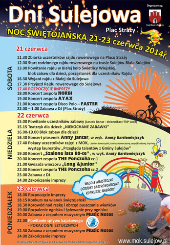 Zdjęcie 1: Sulejów będzie świętował 