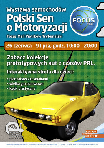 Wystawa Polski sen o motoryzacji w Focus Mall