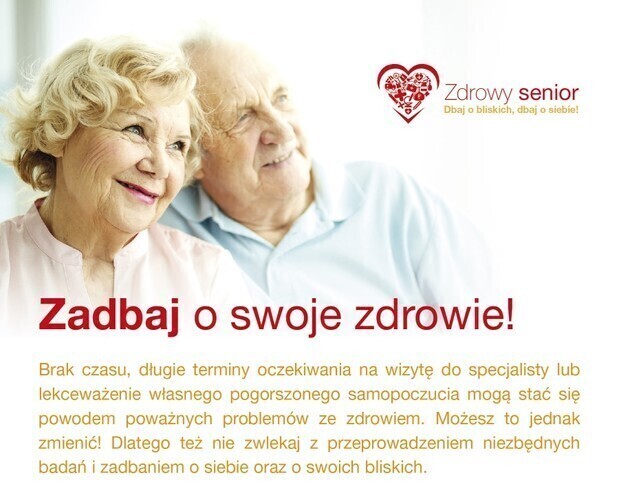 Seniorzy mogą się zbadać