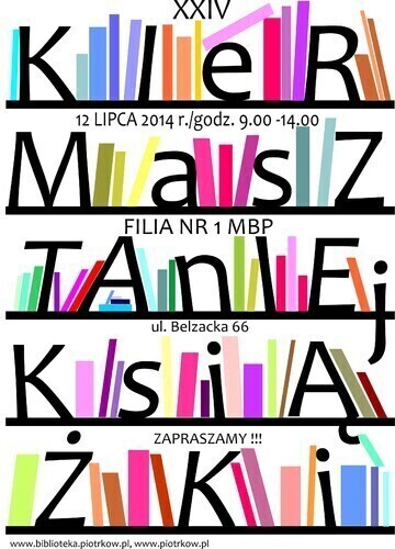 W sobotę XXIV Kiermasz Taniej Książki