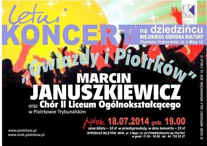 Gwiazdy i Piotrków - koncert Marcina Januszkiewicza