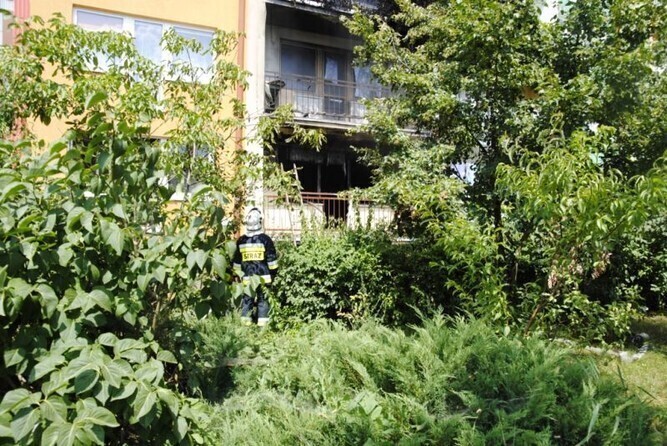 Starszy mężczyzna zginął w pożarze