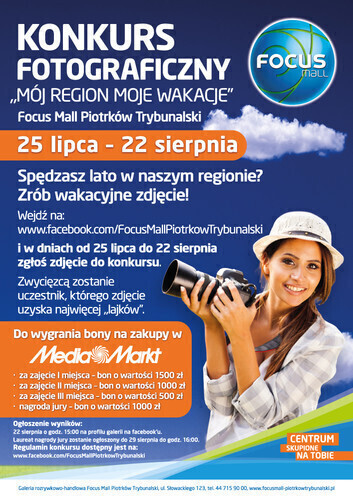 Mój region moje wakacje - konkurs fotograficzny z Focus Mall