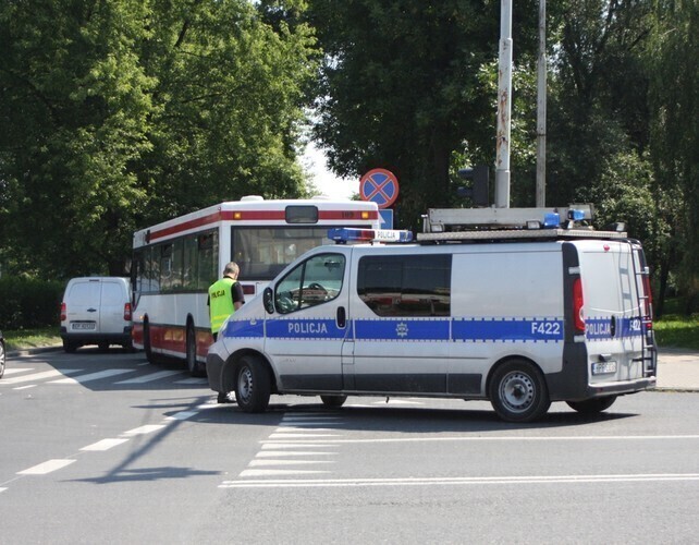 Piesza potrącona przez MZK-ę