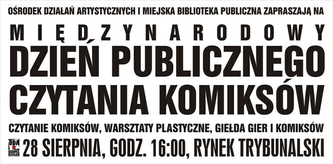Międzynarodowy Dzień Publicznego Czytania Komiksów