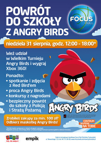 Powrót do szkoły z Angry Birds