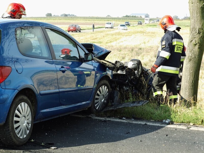 Zdjęcie 7: Wypadek przy Moryca. Trzy osoby ranne